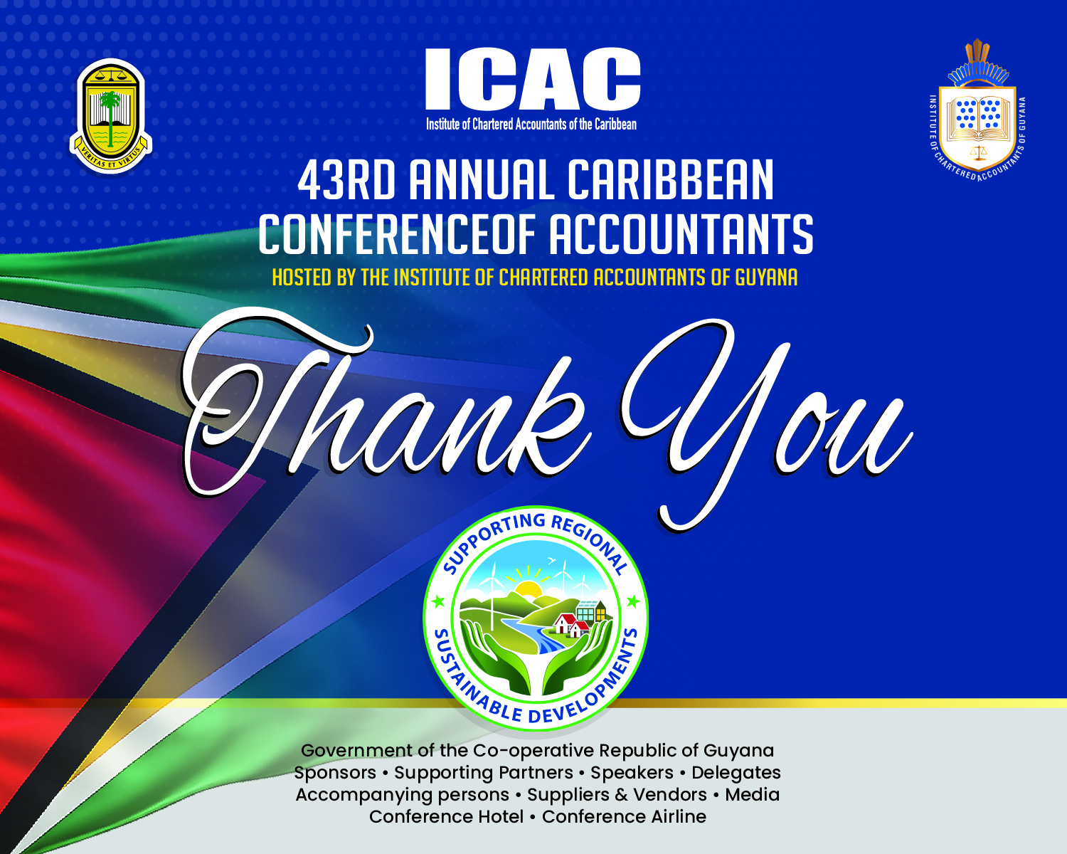 43rd Annual Caribbean Conference of Accountants — Thank You